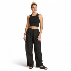 Lululemon Lab Jacquard Wide Leg‎ Pants | Pull-On, Sculpted Drape | Sz 8